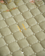 Комплект стеганного покрывала и 3 наволочек Soufiyan Matcha Green Hermodr 130220302 Иран