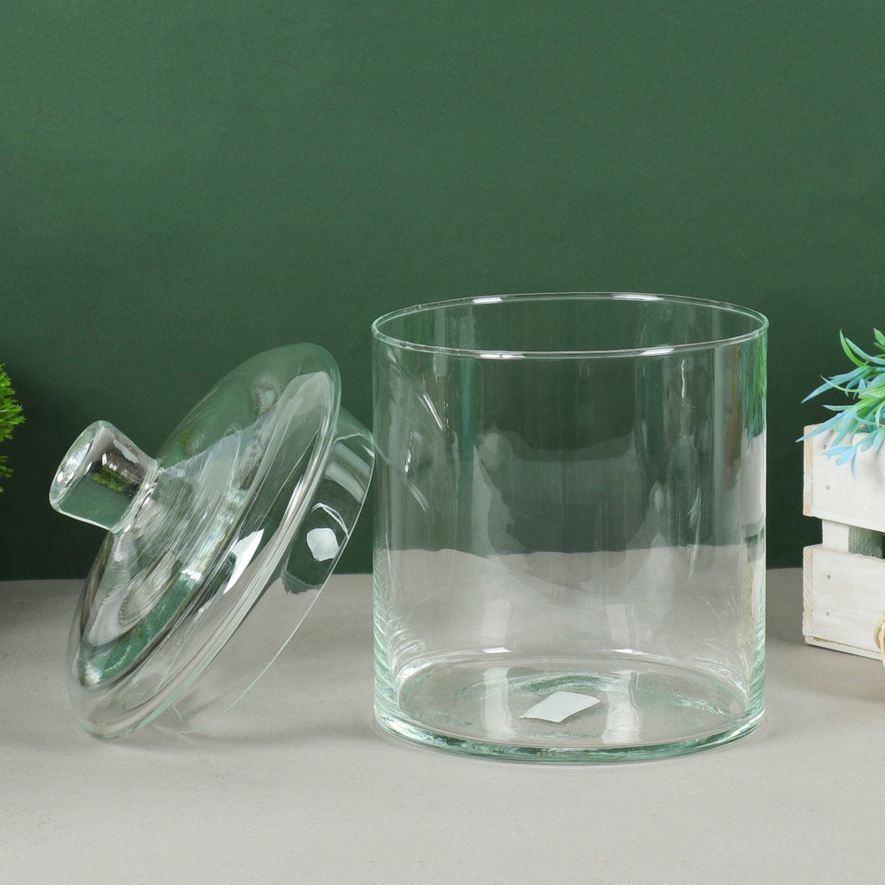 Ваза Трубка 146 Падерборн с крышкойd-14см, h-15см (с крышкой h-20см) V-2,5л