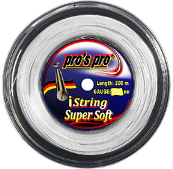 Теннисные струны Pro's Pro iString Super Soft (200 m) - белый