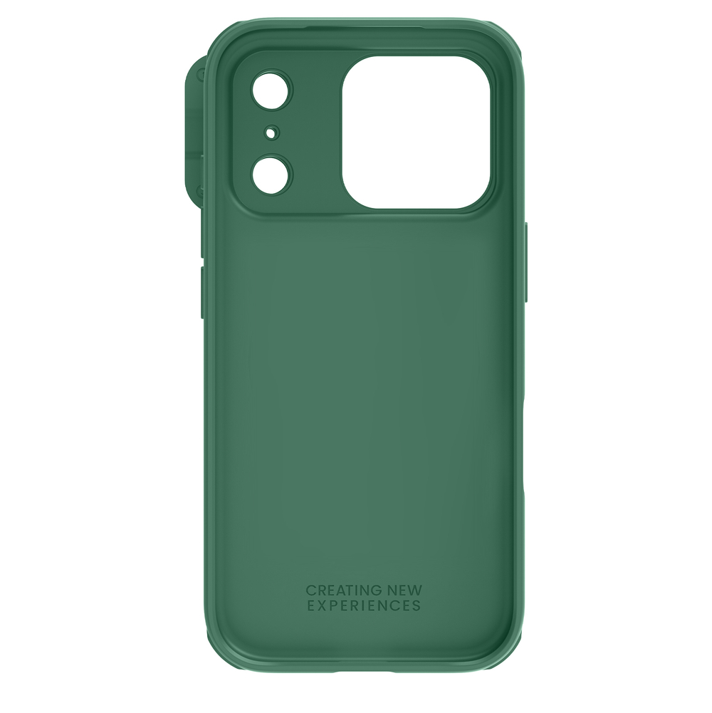 Чехол темно-зеленого цвета (Dark Green) от Nillkin на iPhone 17 Pro, серия CamShield Pro Case