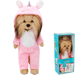 Мягкая игрушка Orange Toys Lucky Doggy Yoyo: Единорожек С каркасом 37см, коробка 44 см