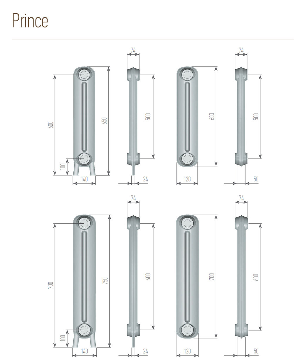 Чугунный радиатор Prince