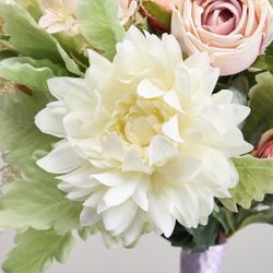 ЦВЕТОЧНАЯ КОМПОЗИЦИЯ "РОМАНТИКА" ШИРИНА 40 см*ВЫСОТА 40 см- БЕЗ УПАКОВКИ