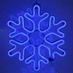 Фигура светодиодная «Зимняя снежинка» 38 см, (постоянное свечение), 220V, Синий