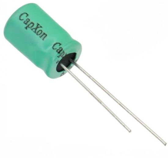 Конденсатор неполярный электролитический 100мкФ 16в NP / 8x11 / 85°C / Capxon