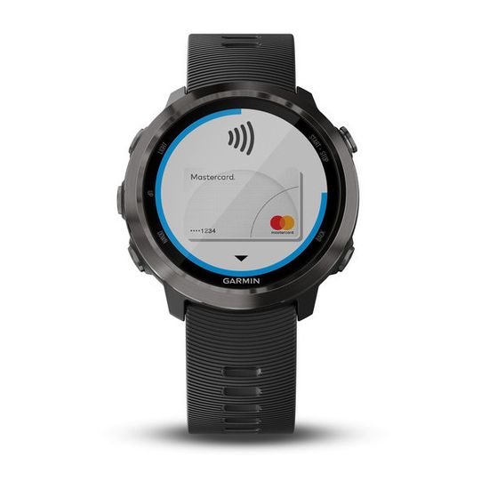 Спортивные смарт часы Garmin Forerunner 645 Music серые с черным ремешком 010-01863-32