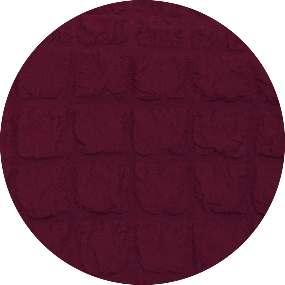 Чехол на стул с оборкой, цвет Бордовый, Набор 2 шт.