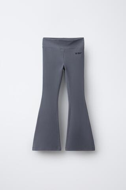 ZARA ЛЕГИНСЫ FLARE, СИНИЙ