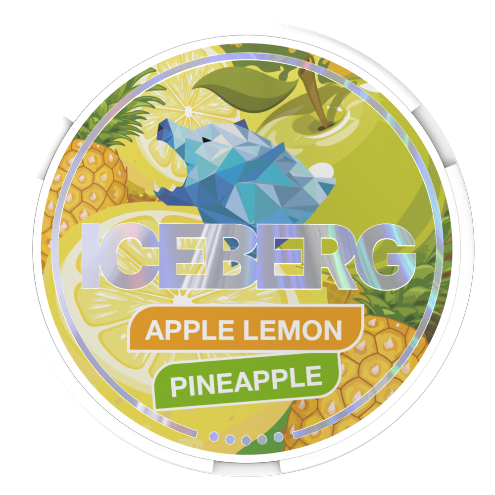 ICEBERG APPLE LEMON PINEAPPLE (75 МГ) - ЯБЛОКО ЛИМОН АНАНАС