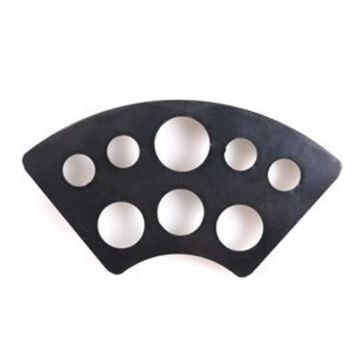 Подставка для колпачков пластиковая, черная