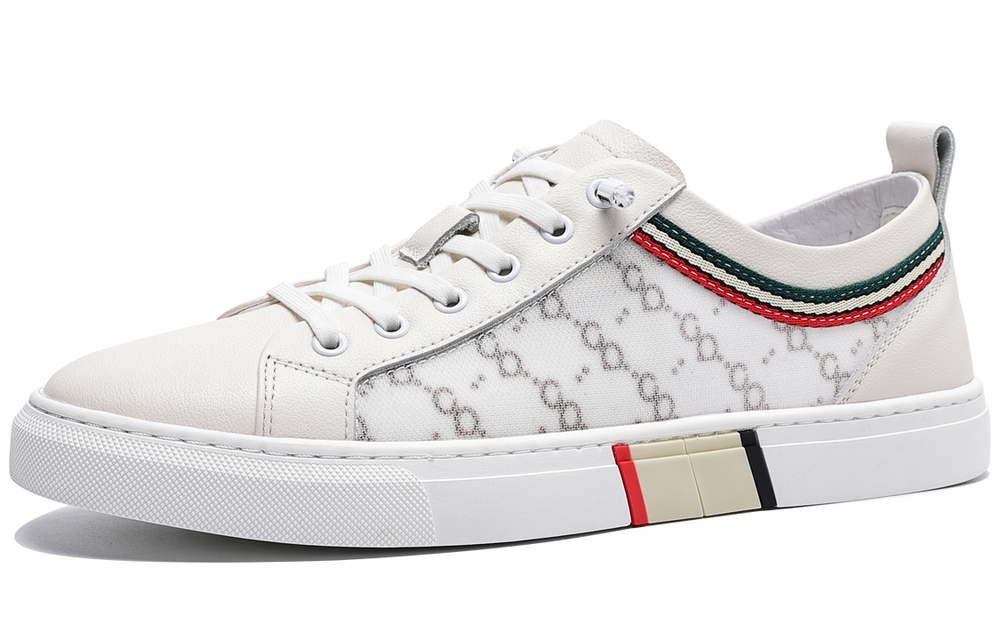 C°BANNER Stylish Skateboarding Shoes Men"s White