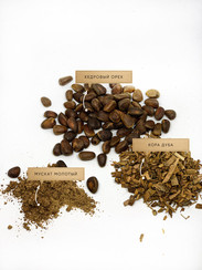 Набор настойки "Сибирский коньяк" в крафт пакете