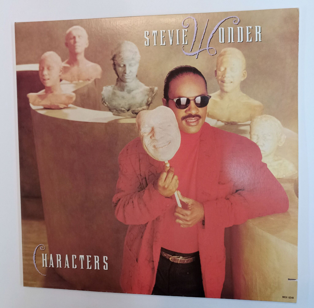 Винтажная виниловая пластинка LP Stevie Wonder Characters (USA 1987)