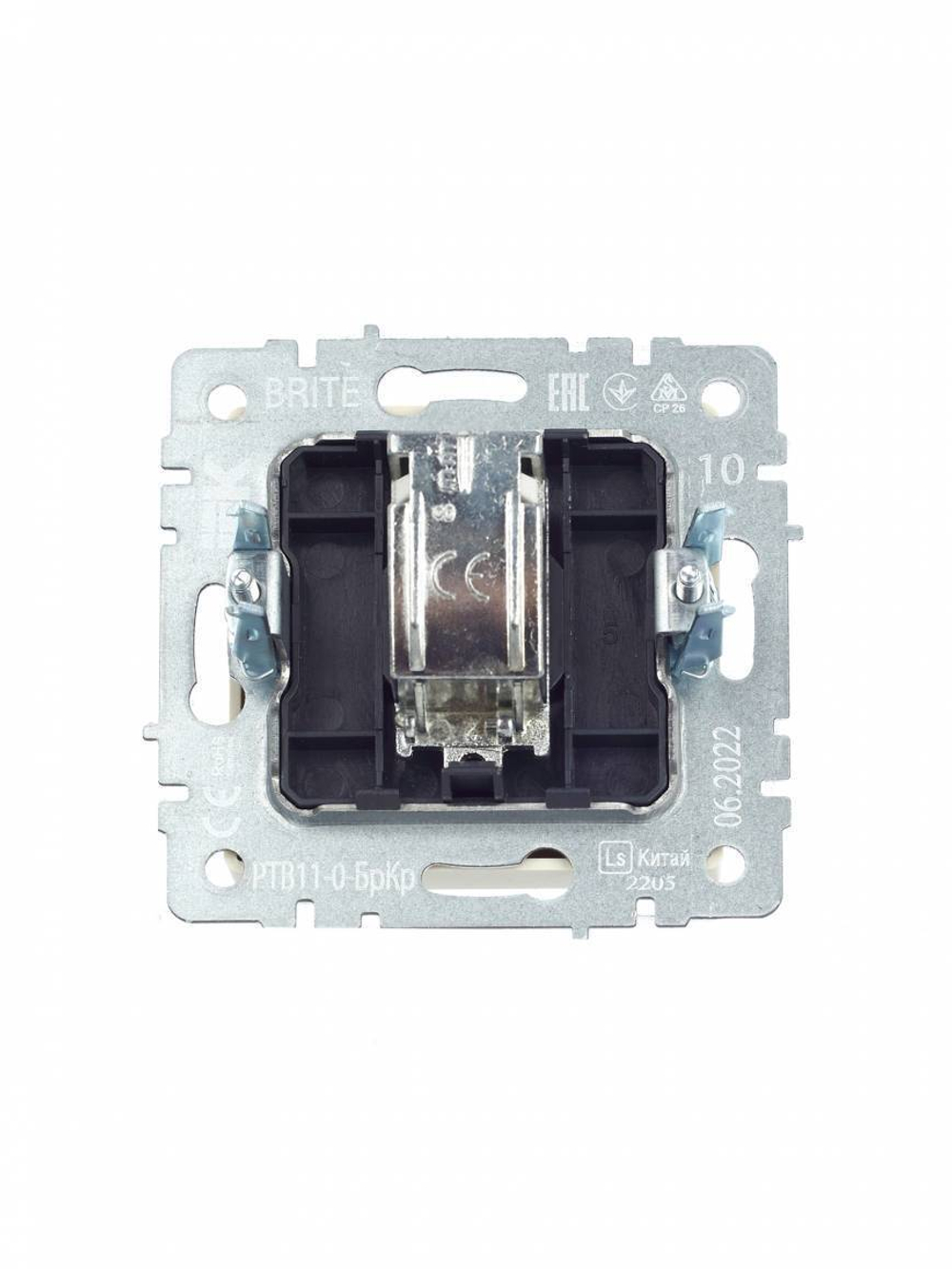 BRITE Розетка TV оконечная РТВ11-0-БрКр бежевый IEK