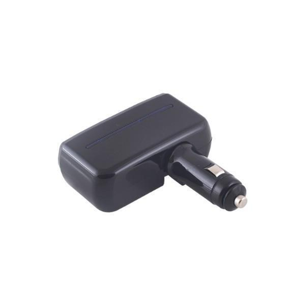 Прикуриватель 2 гнезда 12 В USB 2А/1 А предохранитель 5 А черный Skyway