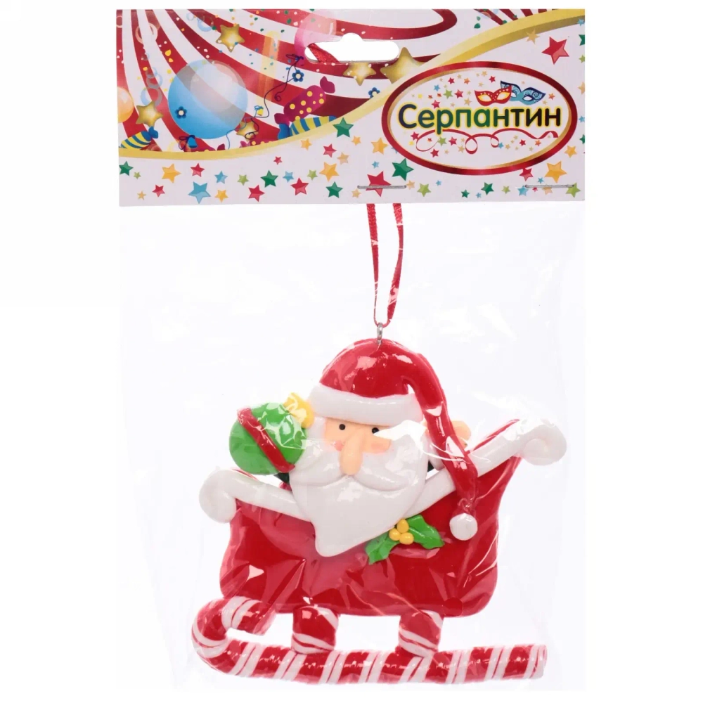 Подвеска Сandy «Новогодний экспресс» 10*10 см, в ассортименте