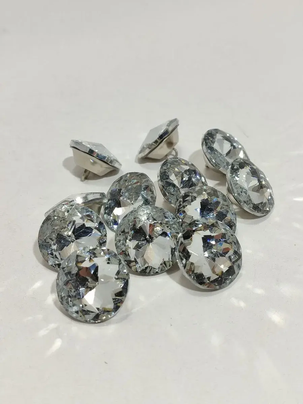 Стразы 30 мм пришивные для каретной стяжки