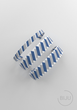 Схема PEYOTE, Схема браслета мозаичное плетение, узор из Miyuki Delica 11/0, файл PDF, №217