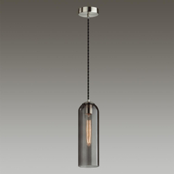 4805/1 PENDANT ODL21 407 никель/дымчатый Подвес E27 1*60W VOSTI