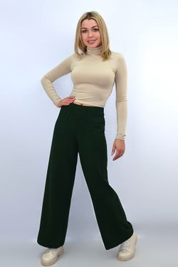 С-518 Брюки-палаццо женские из футера