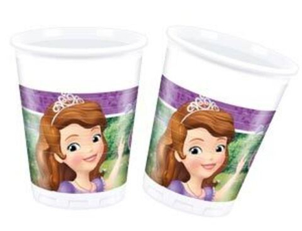 РАСПРОДАЖА Стакан пласт София Острова 200мл 8шт.