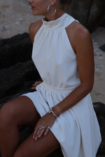 Платье Полли мини молочное