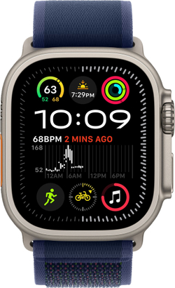 Apple Watch Ultra 2 49mm Trail Loop Blue / Titanium Case