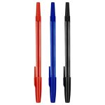 Набор шариковых ручек 3цв. Стамм 049, 0.7мм, тонированный корпус