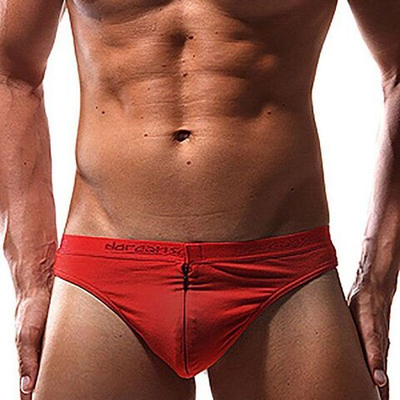 Мужские трусики-стринги с молнией Doreanse Zip (Размер: XL) (Цвет: красный)