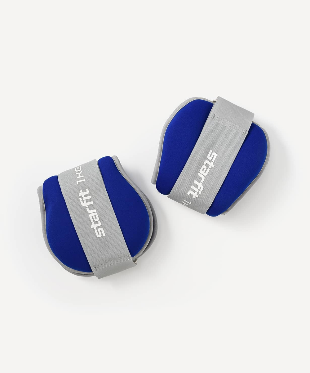 Утяжелители универсальные WT-502, 1 кг, синий/серый