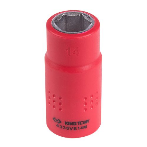 KING TONY (4335VE14M) Головка торцевая диэлектрическая шестигранная 1/2", 14 мм