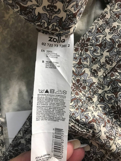 Джинсы Zolla с красивым принтом, маркировка М, визуально 46 размер
