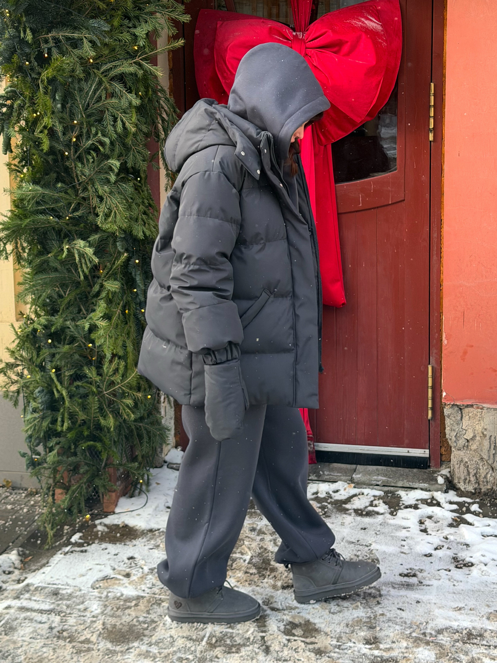 Пуховик COLD SEASON, асфальт I