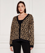 Шерстяной кардиган Liu Jo - бежевый(WF4460 MA30P)