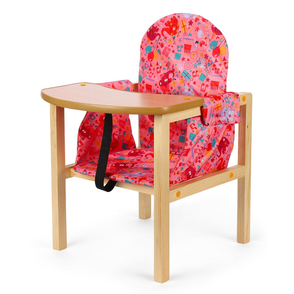 Стол-стул для кормления "Бутуз" (розовый) Сенс-М