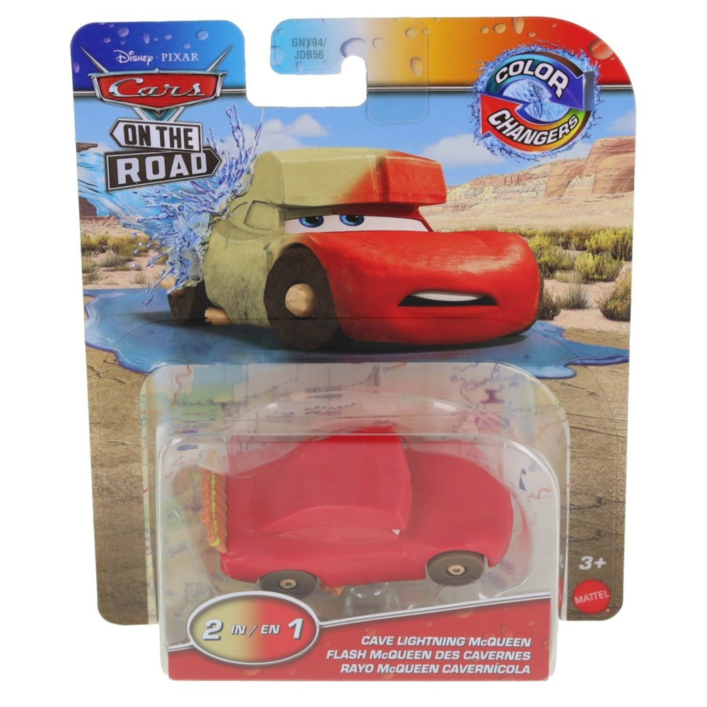 Cars Auta - Disney Авто меняющее цвет CAVE Zygzak McQueen JHG32
