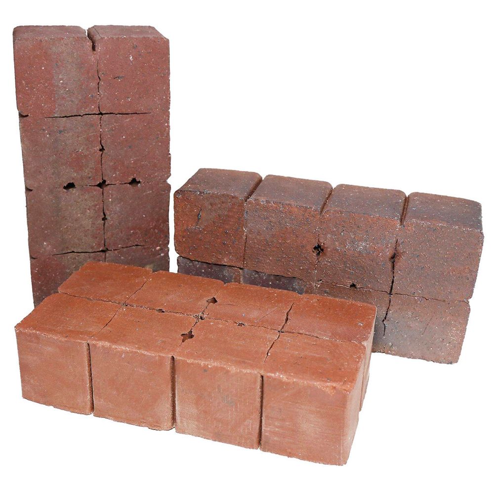 Feldhaus Klinker M402DF 240x118x52 gala plano, красный с оттенками - Мозаика для мостовой, делится на 8 частей (60/60/52)