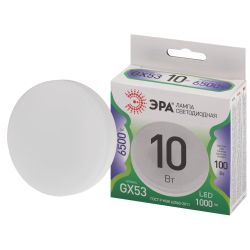 Лампа светодиодная ЭРА GREEN LINE LED GX-10W-865-GX53 GL GX53 10 Вт таблетка холодный свет | Лампы cветодиодные Плоские (GX)