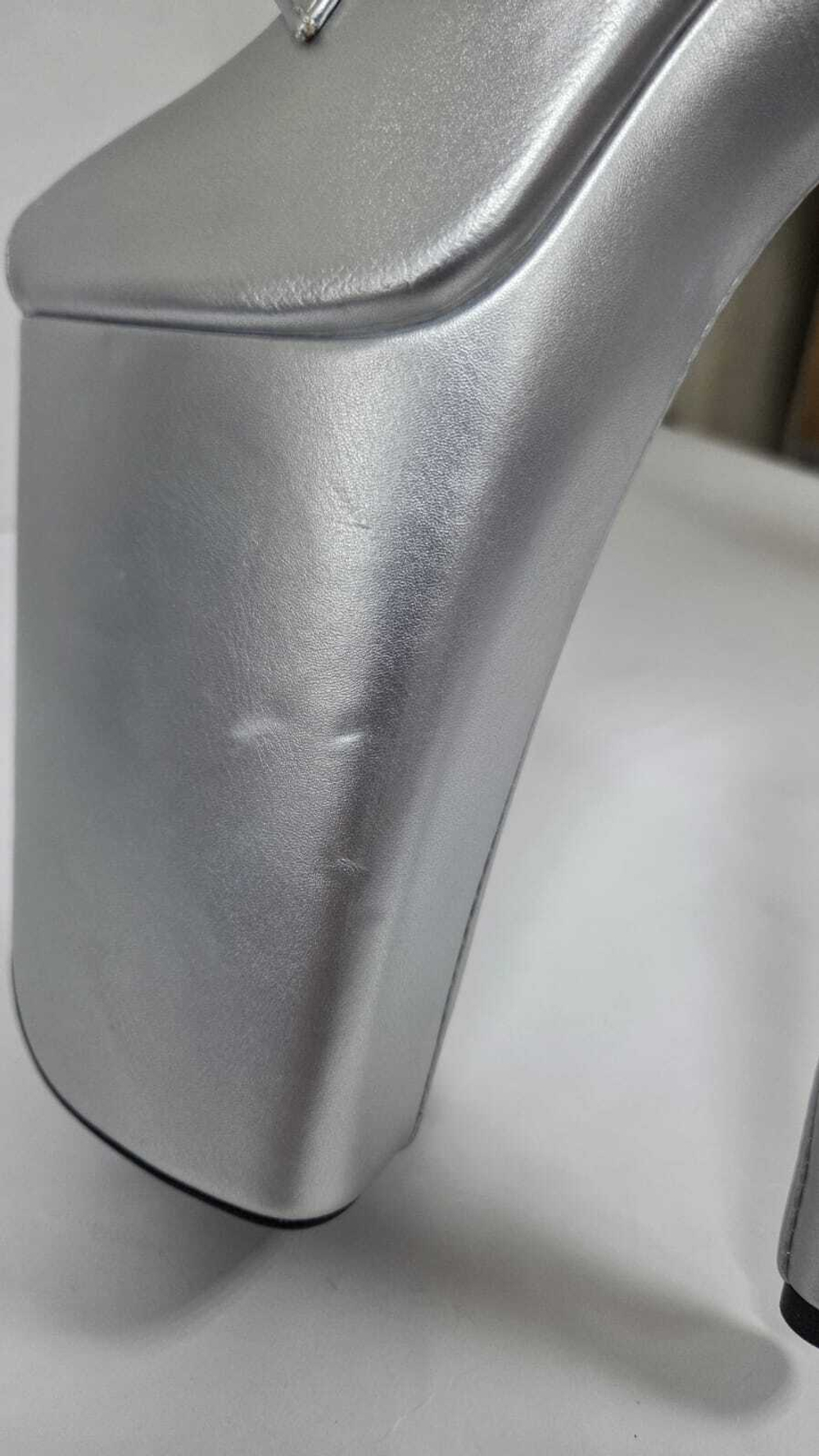 KIKO. Ботильоны четверки. PU. Открытые - SHDB-015-4-PU-sil-sale37_034