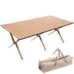 Стол кемпинговый складной DC-5020 серия LUCERO, 116*58*42 см, цвет: светлое дерево, ТуристМастер