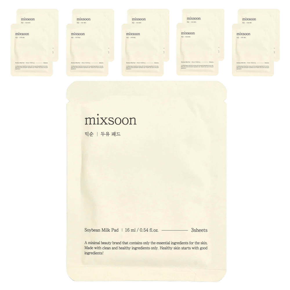 Mixsoon, соевые молочко, 30 шт., 16 мл (0,54 жидк. унции), 10 шт.
