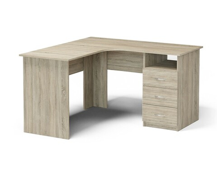 Стол письменный угловой с тумбой