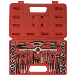 OPT-MTDS40 Набор метчиков и плашек М3 - 12, метрическая резьба, 40 предметов