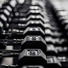 Гантель гексагональная обрезиненная PROFI-FIT 17,5 кг