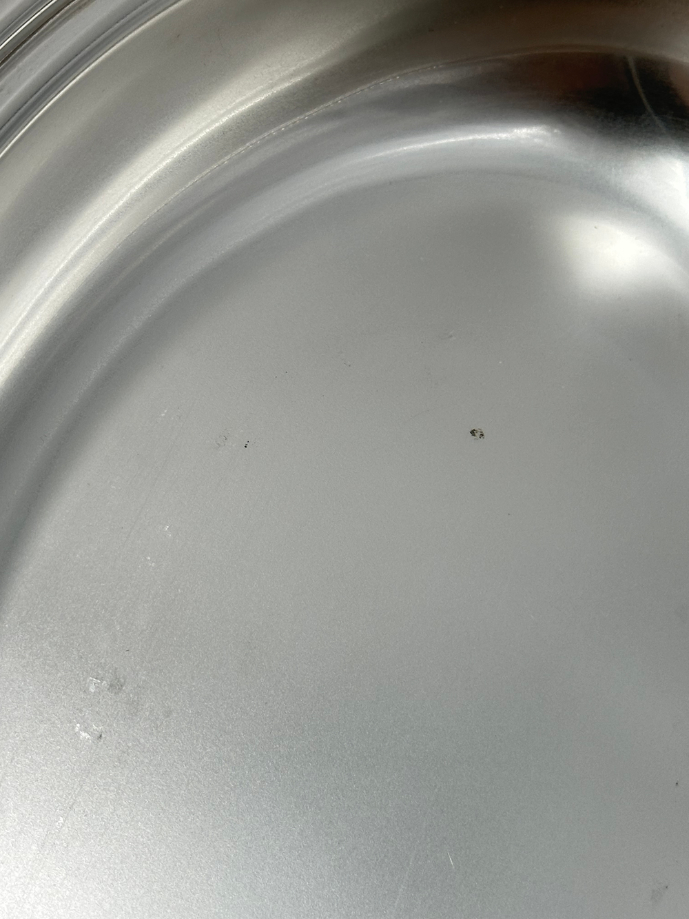 Блюдо посеребренное углубленное