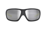 Спортивные очки LiP FLO / Matt Black - Mustard / PC Photochromic / ecLiPse™ Series ML Silver Smoke AF