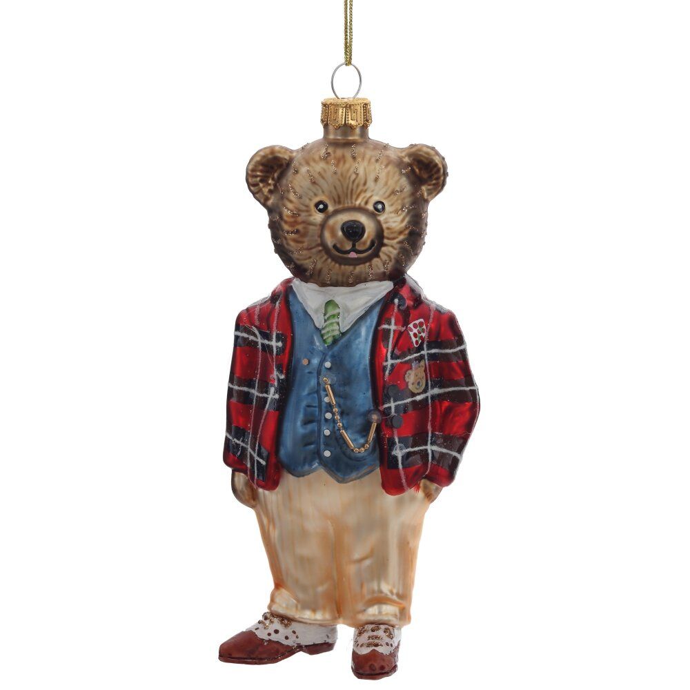 GAEM Украшение новогоднее "Медведь", L7,5 W6 H17 см