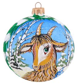 Элита НФШ-1452/2 Ел.украшение Шар «Козочка» 100 мм