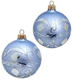 Элита НФШ-1212/2 Набор ел.украшений Шар 2шт «Восточная сказка» 80 мм