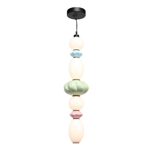 Светильник светодиодный, черный, зеленый / розовый / синий / опаловый, FLORENTINI, LED, 32